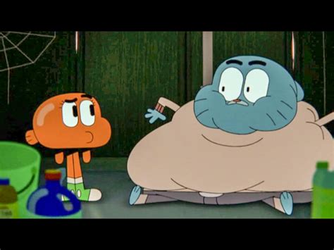 fat gumball watterson|amazing world of gumball fat.